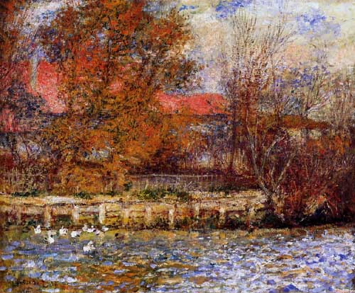 Painting Code#42071-Renoir, Pierre-Auguste - The Duck Pond