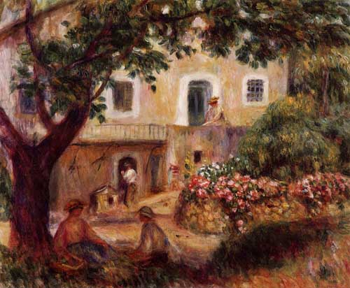 Painting Code#42072-Renoir, Pierre-Auguste - The Farm