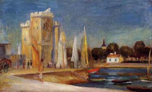Painting Code#42081-Renoir, Pierre-Auguste - The Port of Rochelle