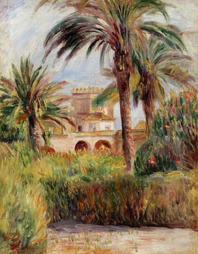 Painting Code#42086-Renoir, Pierre-Auguste - The Test Garden in Algiers