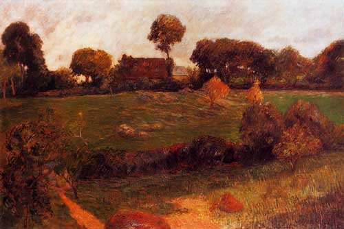Painting Code#42129-Gauguin, Paul - Farm in Brittany 