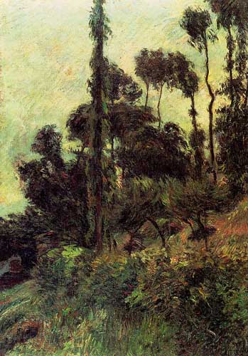 Painting Code#42147-Gauguin, Paul - Hillside