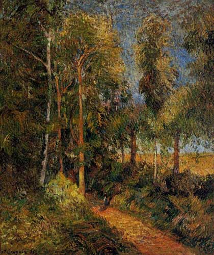 Painting Code#42157-Gauguin, Paul - Lane through the Beaches