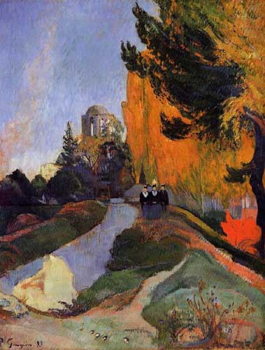 Painting Code#42158-Gauguin, Paul - Les Alychamps