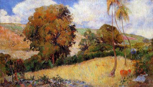 Painting Code#42162-Gauguin, Paul - Meadow in Martinique