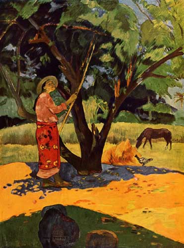 Painting Code#42163-Gauguin, Paul - Meu Taporo (also known as Picking Lemons)