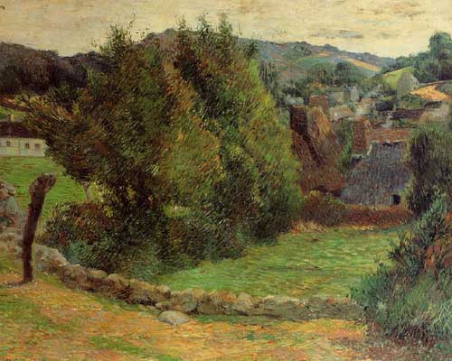 Painting Code#42164-Gauguin, Paul - Mount Sainte-Marguerite from near the Presbytery