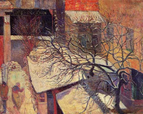 Painting Code#42171-Gauguin, Paul - Paris in the Snow