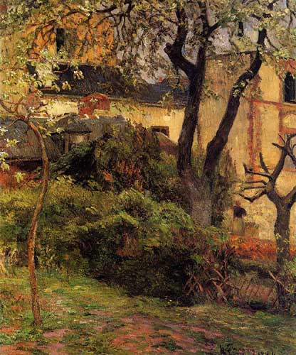 Painting Code#42182-Gauguin, Paul - Rouen, Spring