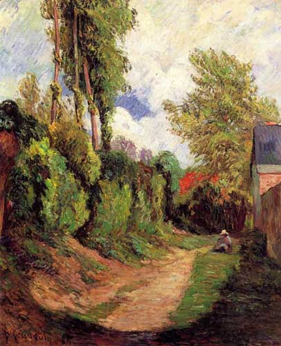 Painting Code#42192-Gauguin, Paul - Sunken Lane