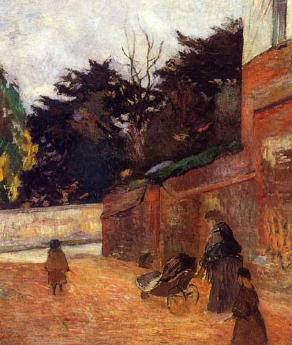 Painting Code#42198-Gauguin, Paul - The Artist&#039;s Children, Impasse Malherne