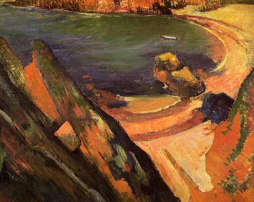 Painting Code#42203-Gauguin, Paul - The Creek, Le Pouldu