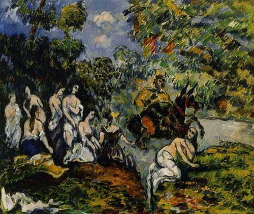 Painting Code#42249-Cezanne, Paul - Legendery Scene