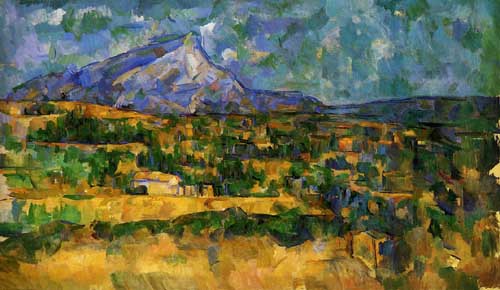 Painting Code#42252-Cezanne, Paul - Mont Sainte-Victoire