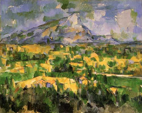 Painting Code#42253-Cezanne, Paul - Mont Sainte-Victoire 