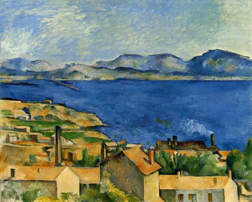 Painting Code#42263-Cezanne, Paul - The Gulf of Marseille Seen from L&#039;Estaque