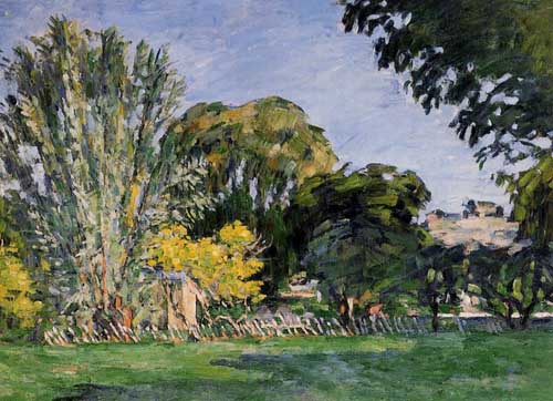 Painting Code#42274-Cezanne, Paul - The Trees of Jas de Bouffan
