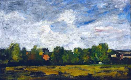 Painting Code#42309-Eugene-Louis Boudin - Landscape