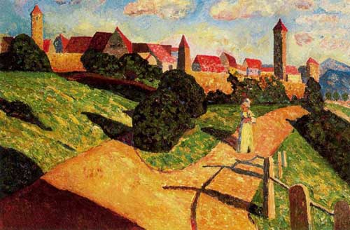 Painting Code#42377-Kandinsky, Wassily - Old Town