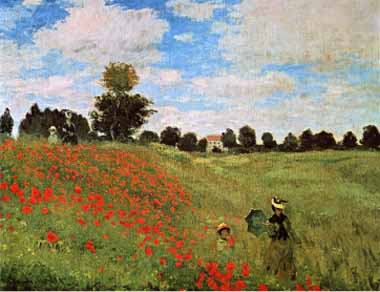 Painting Code#42398-Monet, Claude - Wild Poppies, Near Argenteuil
