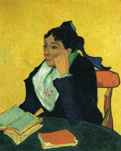 Painting Code#45073-Vincent Van Gogh - L&#039;Arlesienne, Portrait of Madame Ginoux