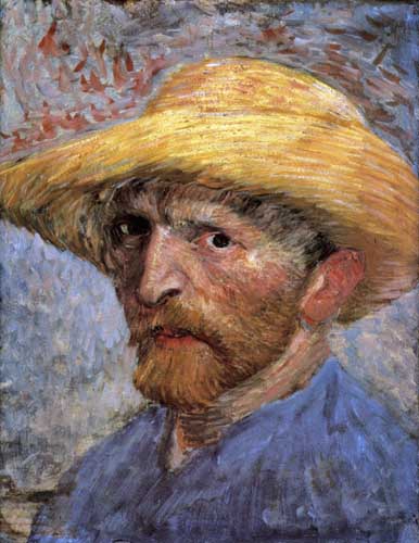 Painting Code#45084-Vincent Van Gogh - Self Portrait 