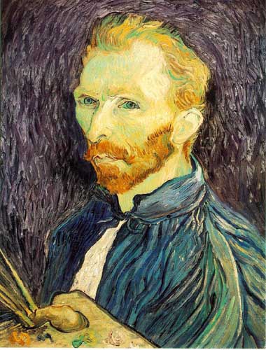 Painting Code#45085-Vincent Van Gogh - Self Portrait 