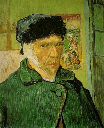 Painting Code#45087-Vincent Van Gogh - Self Portrait with Bandaged Ear 