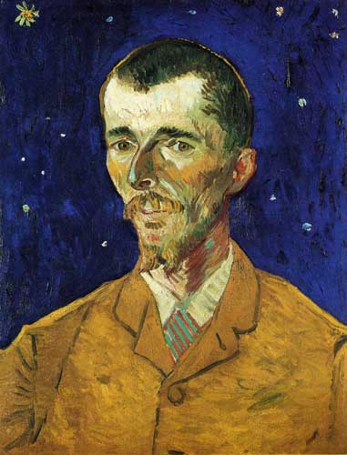 Painting Code#45093-Vincent Van Gogh - The Poet, Portrait of Eugene Boch