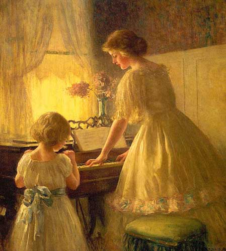 Painting Code#45113-Day, Francis: The Piano Lesson