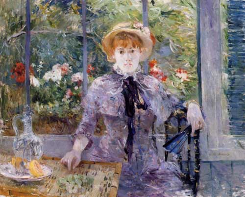 Painting Code#45148-Morisot, Berthe(France): After Luncheon