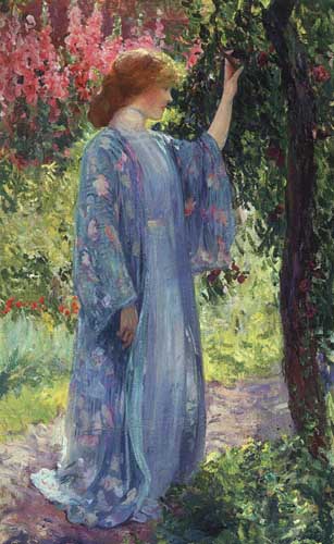 Painting Code#45162-Rose, Guy(USA): The Blue Kimono