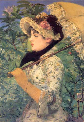 Painting Code#45190-Manet, Edouard(France): Spring
