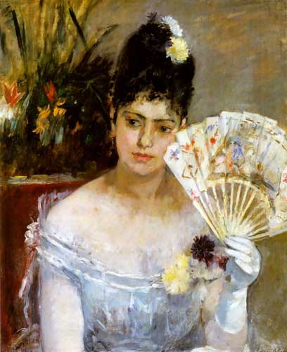 Painting Code#45193-Morisot, Berthe(France): At The Ball 