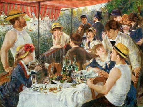 Painting Code#45201-Renoir, Pierre-Auguste: The Luncheon of the Boating Party