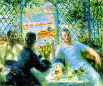 Painting Code#45202-Renoir, Pierre-Auguste: The Canoeists&#039; Luncheon