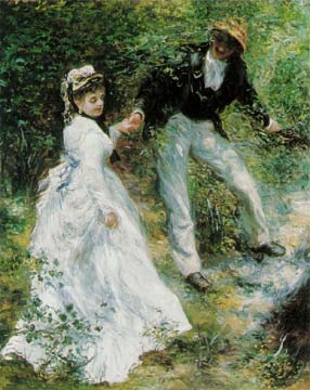 Painting Code#45207-Renoir, Auguste: The Walk