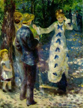 Painting Code#45209-Renoir, Pierre-Auguste: The Swing