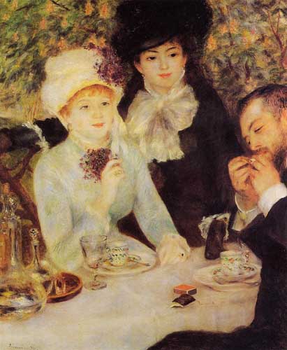 Painting Code#45217-Renoir, Pierre-Auguste: The End of the Lunch