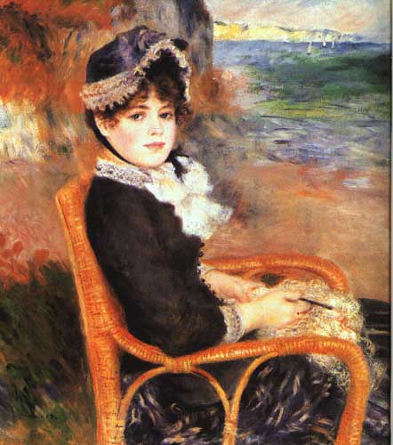 Painting Code#45220-Renoir, Pierre-Auguste: By the Seashore