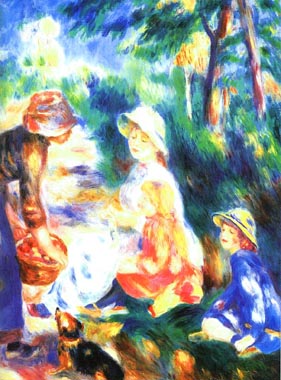 Painting Code#45226-Renoir, Pierre-Auguste: The Apple-Seller