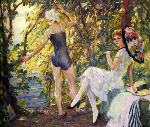 Painting Code#45259-Edward, Cucuel: The Bathers 