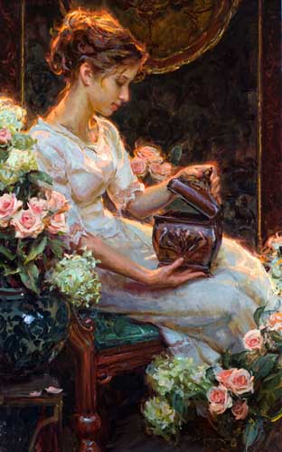 Painting Code#45288-Daniel F. Gerhartz - The Moment of Discovery