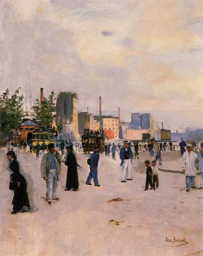 Painting Code#45370-Beraud, Jean(France): A Morning Stroll