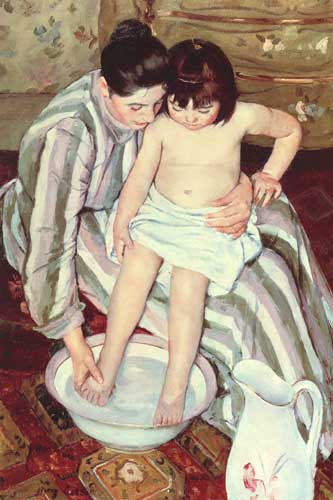 Painting Code#45411-Cassatt, Mary(USA): The Bath
