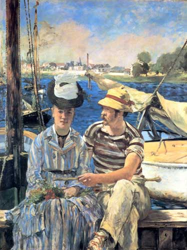 Painting Code#45466-Manet, Edouard(France): Argenteuil