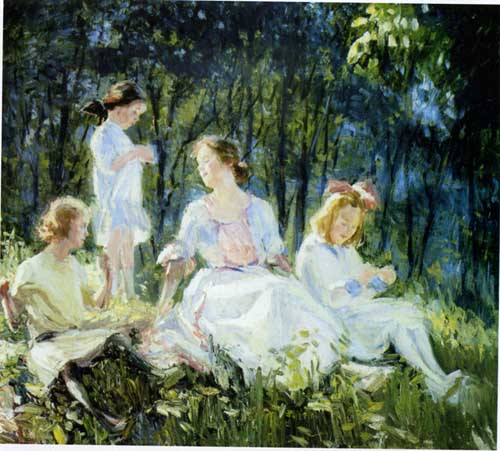 Painting Code#45553-Catherine Wiley(USA): A Sunlit Afternoon