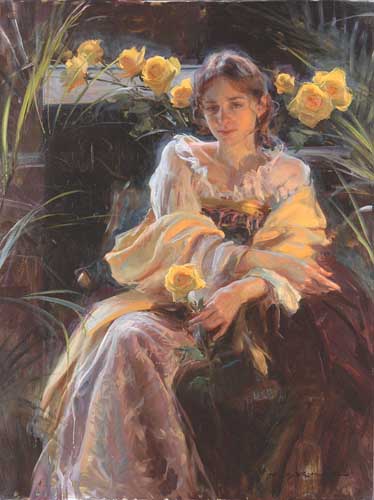 Painting Code#45582-Gerhartz, Daniel F.(USA): Yellow Rose