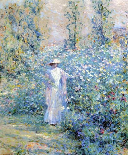 Painting Code#45590-Reid, Robert(USA): In the Flower Garden