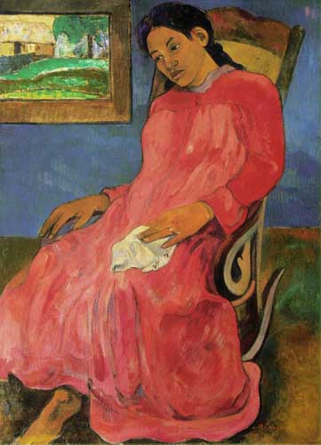 Painting Code#45648-Gauguin, Paul: Faaturuma